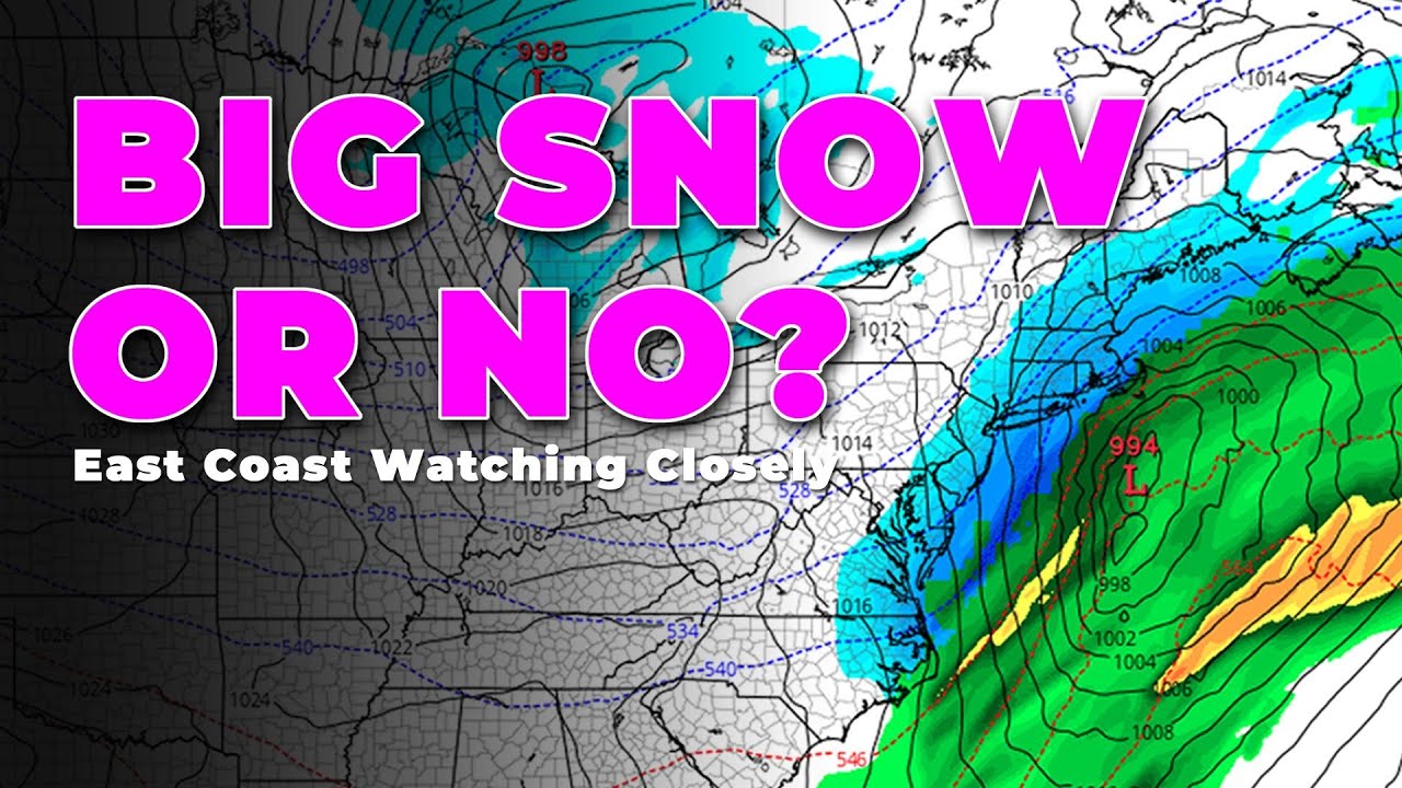 Big Snow for East Coast? Let's Discuss on Talking Weather for January 15, 2026