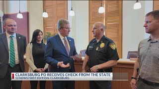 Celebrity Clarksburg Police Department receives check from WV State Treasurer Profile