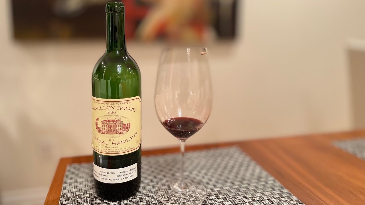 Pavillon Rouge 1986 Margaux Bordeaux Trophy Wine Review - YouTube