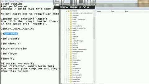 Remove windows 7 build 7601 this copy of windows is not genuine