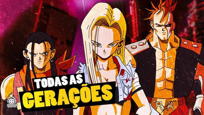 CONHEÇA TODOS OS ANDROIDS DO 1 AO 21 CRIADOS PELO DR. GERO EM