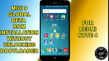 MIUI 9 upgrade on Redmi Note 4 without unlocking bootloader