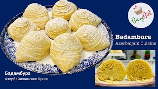 BADAMBURA 💚 БАДАМБУРА Бакинская ✳︎ Almond Filled Flakey Pastry | Novruz Holiday Pastry (Ep. 35)