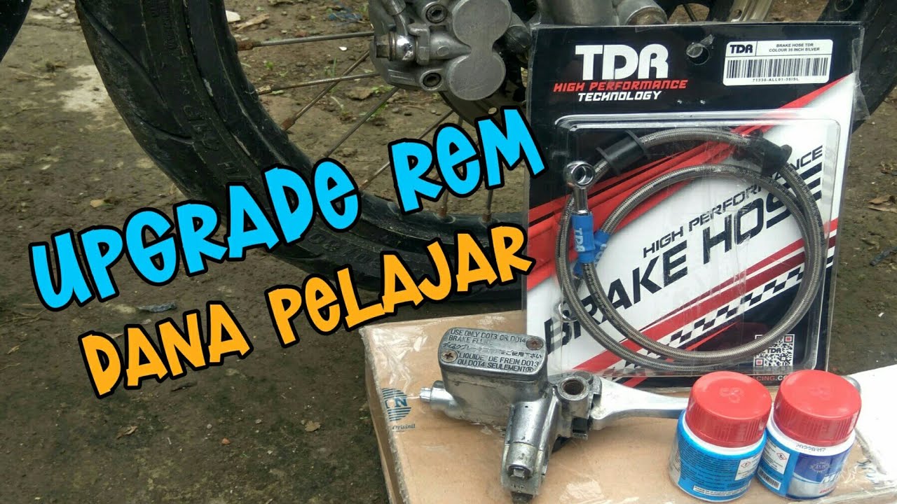 Cara Pasang Selang Rem TDR tanpa Coak dan Gak Mentok, supra x 100