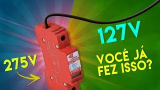 🔴 O que ACONTECE se eu usar DPS de 275V em rede 127V? 😲