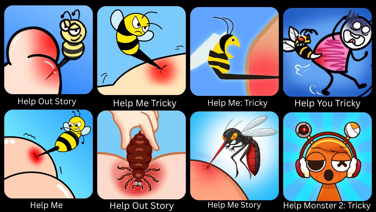 Help Me Tricky Puzzle, Help Me Tricky, Help Stickman Tricky Puzzle VS Tricky Story, Help Brain