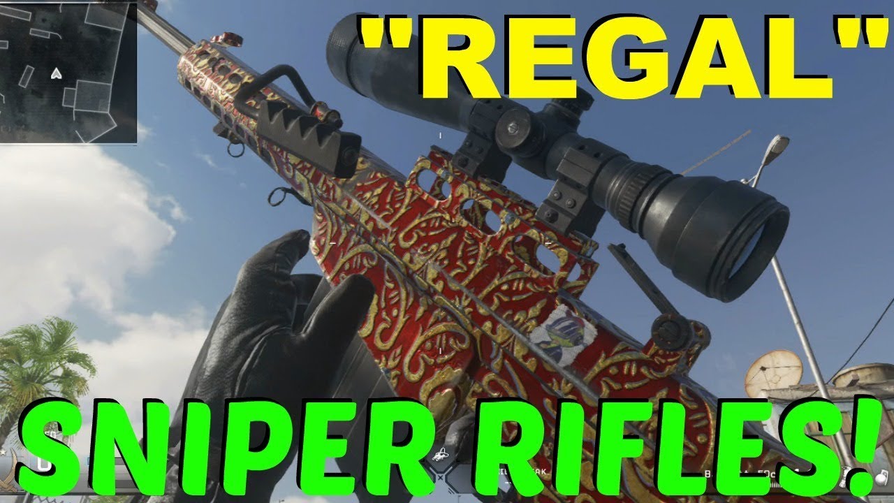 Modern Warfare Remastered: "REGAL" Sniper Rifle Camo Gameplay!