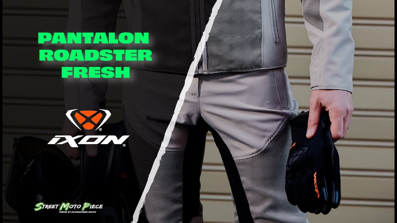 Blouson moto textile été homme Ixon Fresh Grege