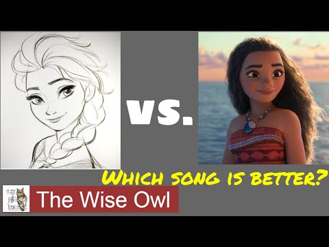 Let it go vs How far I'll go - musical battle