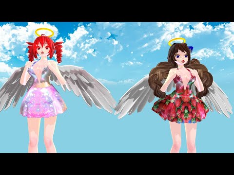 【MMD】翼の折れたエンジェル【重音テト　茅歌コナギ】