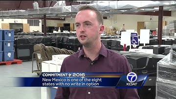 Writing in a candidate