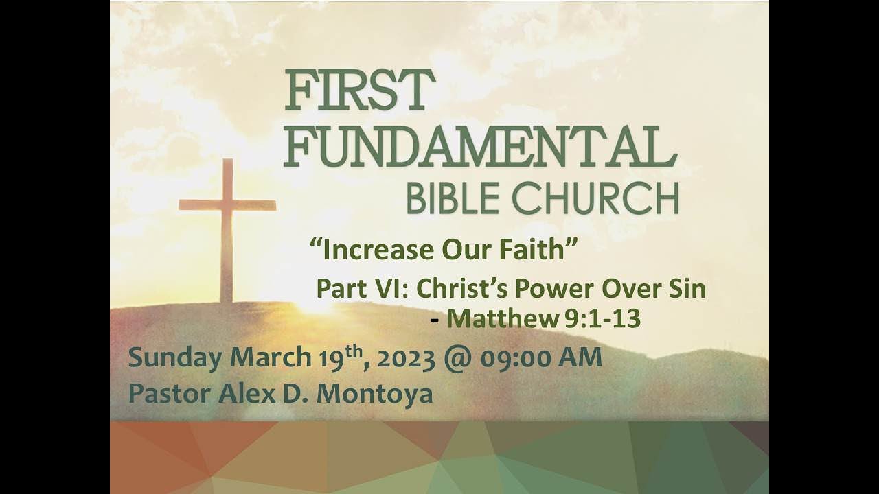 FFBC LiveStream Sunday 9:00am - March 19, 2023 - YouTube