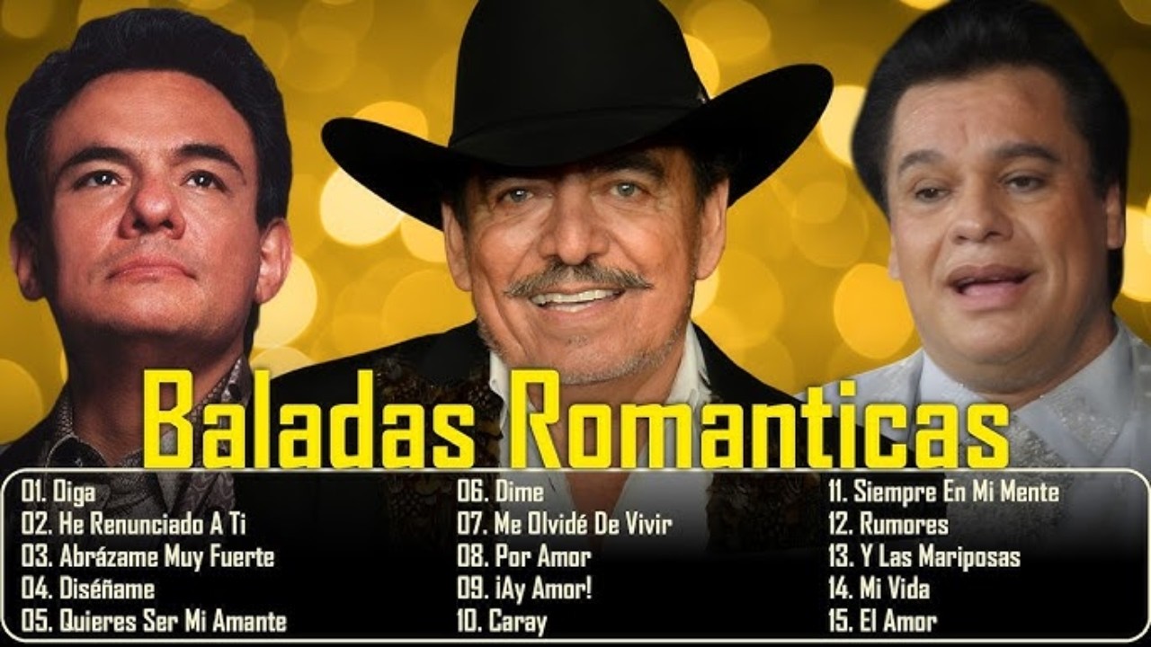 🎶 Joan Sebastian, José José, Maná, Luis Miguel, Marco Antonio Solís, Ana Gabriel, Diego Verdaguer 🎶