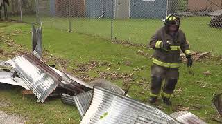 Storms leave damage behind in Coyne Center, Illinois