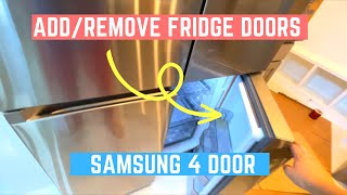 How to Assemble (Disassemble) 4 Doors on Samsung Refrigerator (for Moving etc) by Edward in TX 146 views 5 months ago 1 minute, 40 seconds