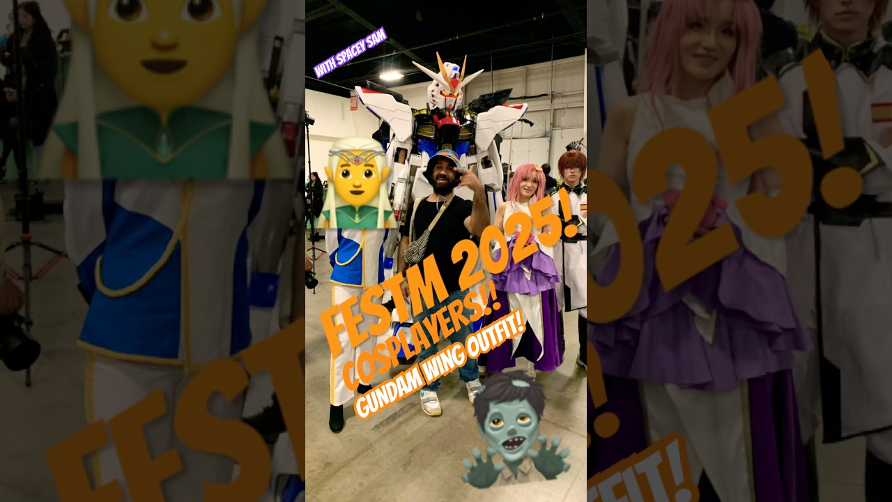 FestM 2025 COSPLAY! REAL LIFE GUNDAM WING cosplay COSTUMES! 