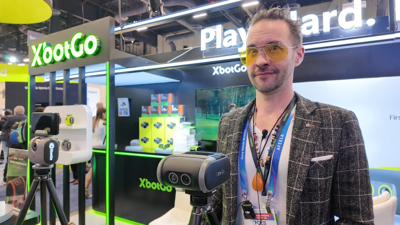 Спортивная камера XbotGo Falcon 4K с двумя объективами и искусственным интеллектом: автоматическо...