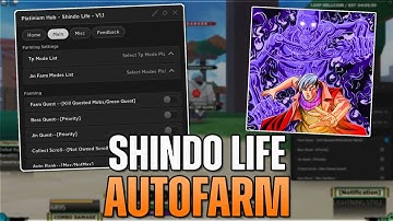 Shindo Life Script/Keyless Executor! (AUTO FARM & AUTO SKILL & BOSS EVENT FARM & GOD MODE)
