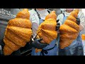 슈퍼 사이즈! 국내에서 가장 크다는 요즘 핫한 대왕 크로와상 / Super size! Giant King Croissant | korean dessert