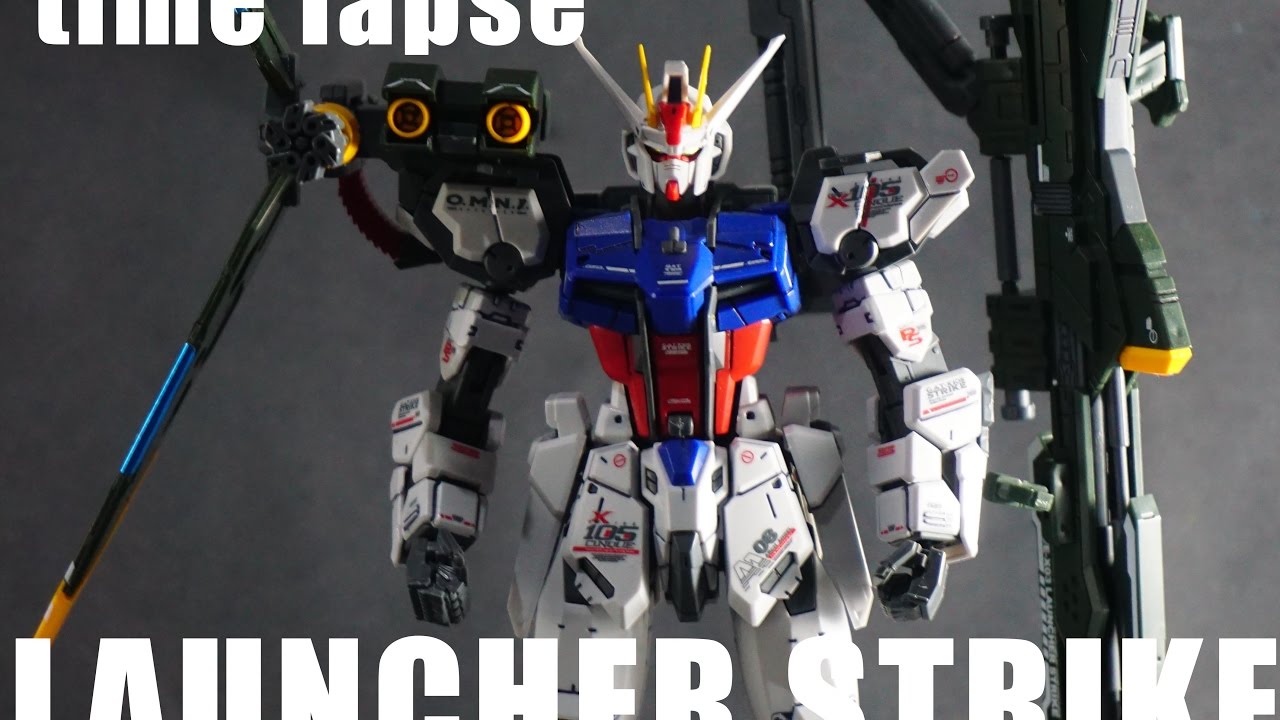 Dragon Momoko 1/100 MG Launcher Strike Time Lapse Build