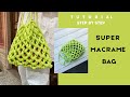 Tutorial: САМАЯ СТИЛЬНАЯ МАКРАМЕ СУМКА