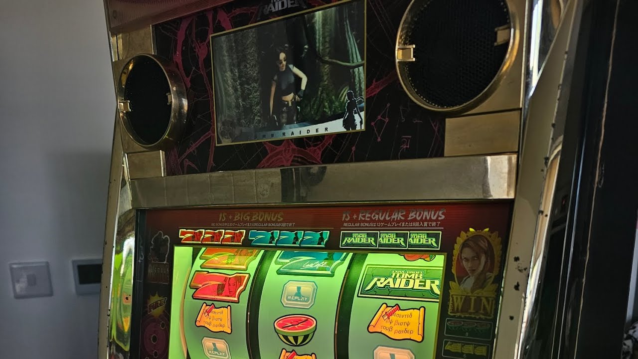 その他 (商談中)スロットマシン トゥームレイダー コイン不要機
