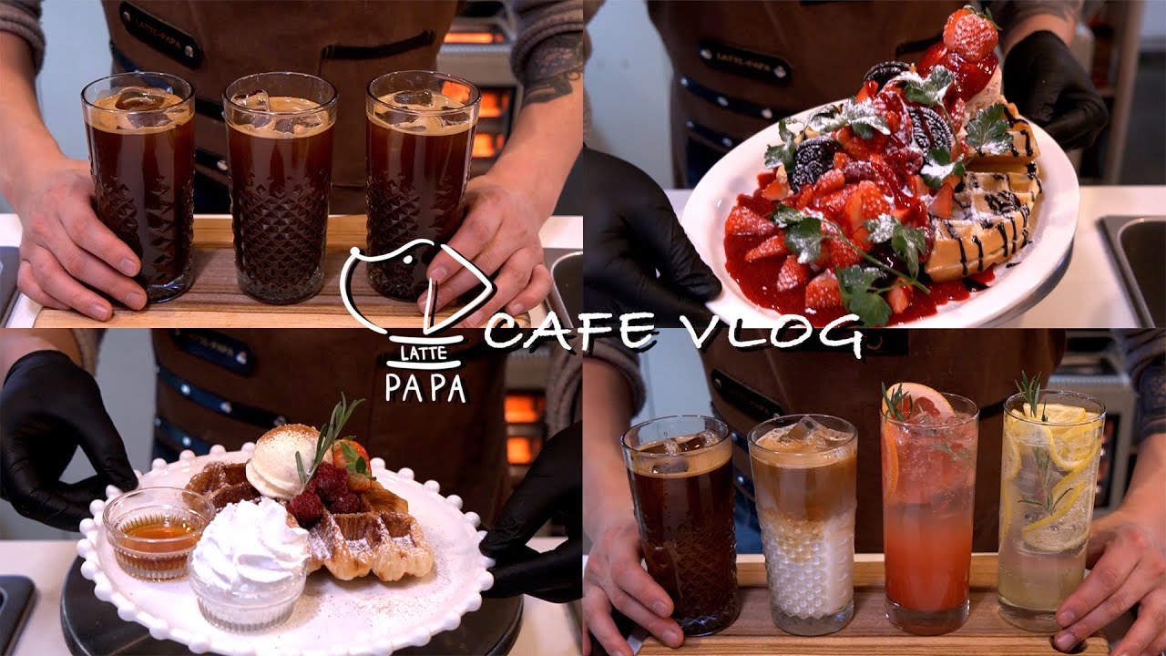 Cafe Vlog [Eng] | 와.. 오랜만에 진짜 바빴다...얼마만에 느껴보는 바쁨인가.. | 카페브이로그 | 개인카페