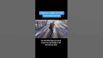 I Had To Sprint To Find This Geocache!