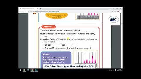 Rotary Club of Ambattur Class 5 Maths Chapter 2 Numbers Part 3