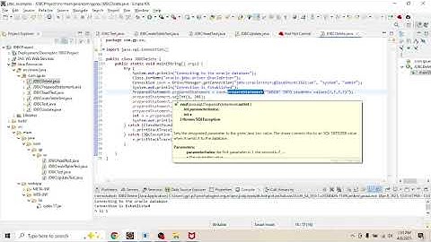 jdbc oracle table prepared statement delete