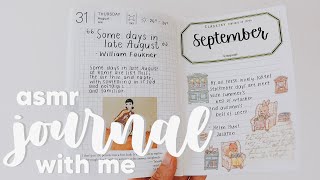 JOURNAL WITH ME | hobonichi | asmr with soft music