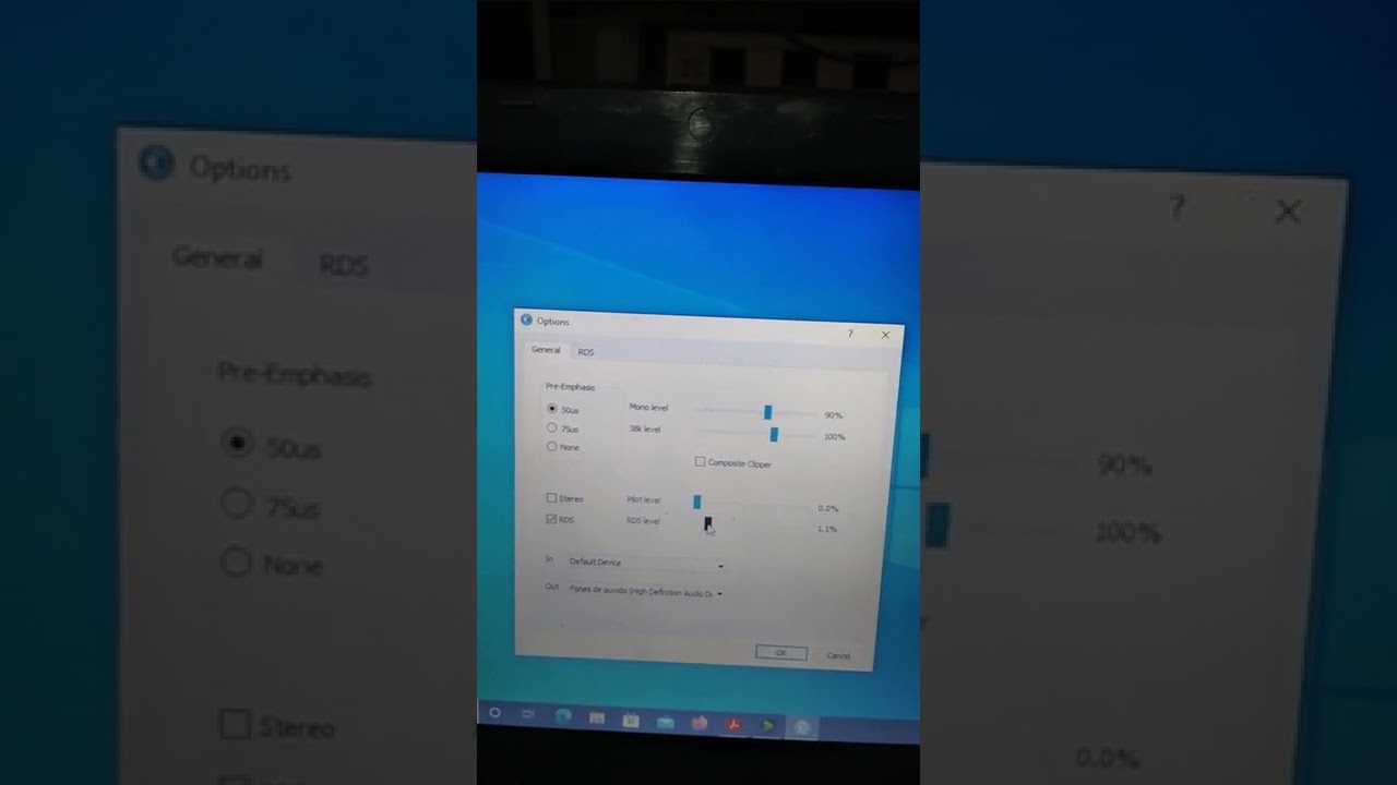 RDS - JMPX Software configuração básica
