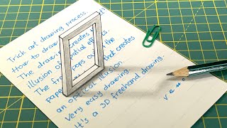 How To Draw A 3d Holed Object Using Trick Art
