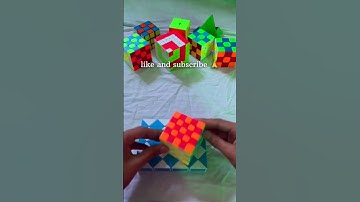 5by5 cube checker board pattern 🤯 l #cube#shortclips#video