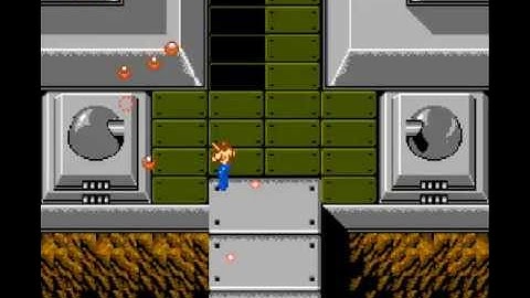 NES Super Contra Playthrough - Area 2