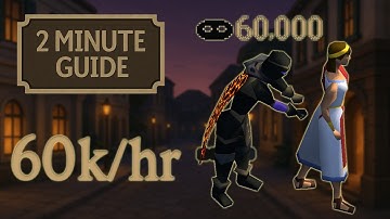Semi-AFK 60K+ Thieving XP/hr in Varlamore! | OSRS Wealthy Citizen Guide in 2 Minutes