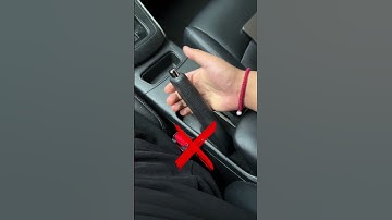 Pressing the handbrake release button may result in incomplete braking!#short  #driving  #tips