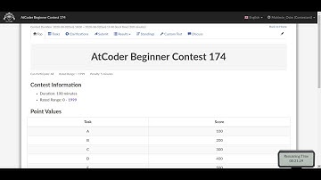 AtCoder Beginner Contest 174 Screencast (Solved All Problems)