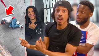 MDOT 59 STABBED AND JUMPED ON CAMERA..