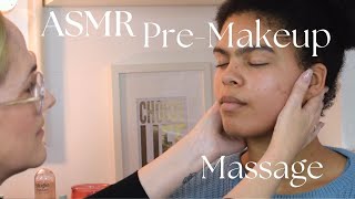 ASMR Makeup Artist Facialist's | Pre-Makeup Massage 💆 (no talk)