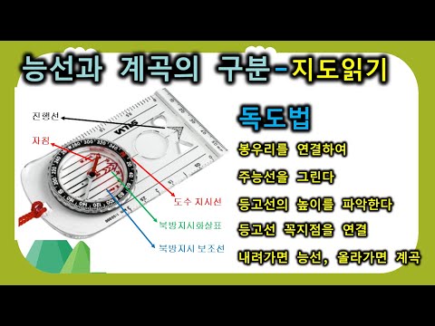 능선과 계곡의 구분│능선의 3가지 구분법│계곡의 3가지 구분법│골짜기의 3가지 구분법│설악산대청봉~오색 능선과 계곡의 구분