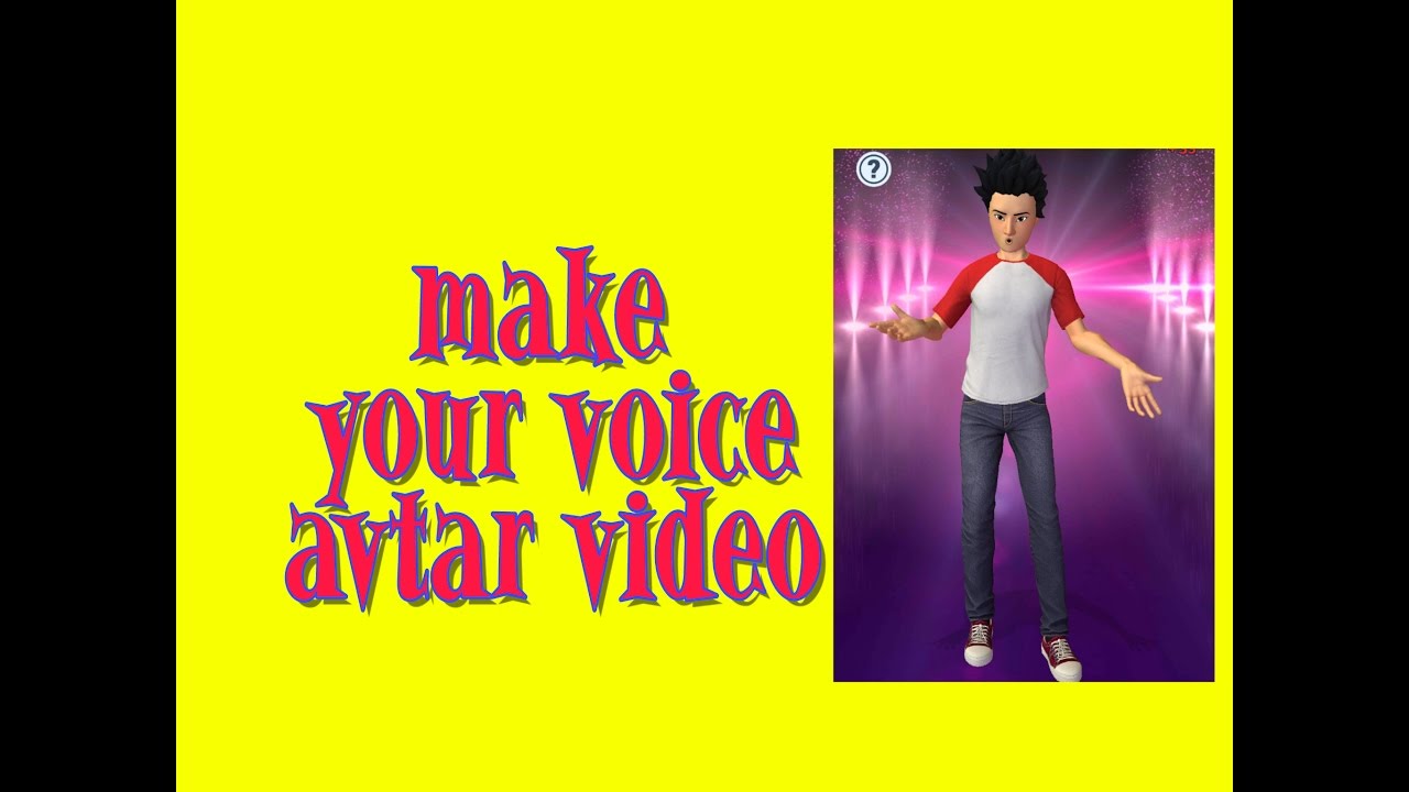 How to make own speaking Avatar video on mobile - YouTube