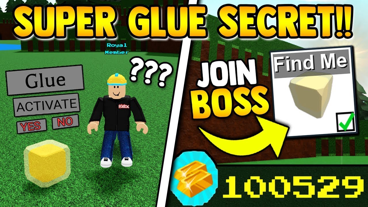 new super glue item *secret* boss quest build a boat