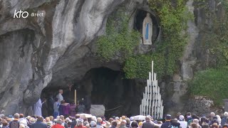 Chapelet du 10 avril 2024 à Lourdes