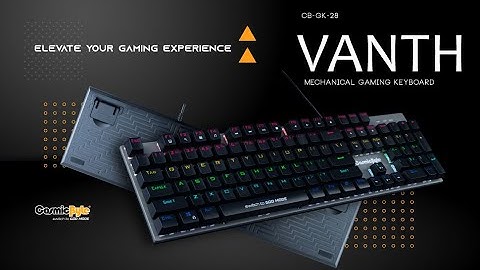 Vanth Mechanical Keyboard CB-GK-28 by Cosmic Byte