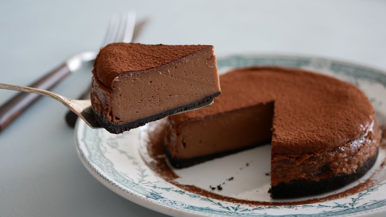 おうちスイーツしよう チーズとチョコは好相性 チョコレートチーズケーキ Chocolate Cheesecake Youtube