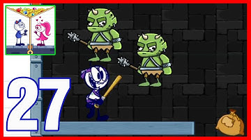 Pencil Boy Pull The Pin - Gameplay Walkthrough Part 27 - All Levels Solution (Android,iOS)