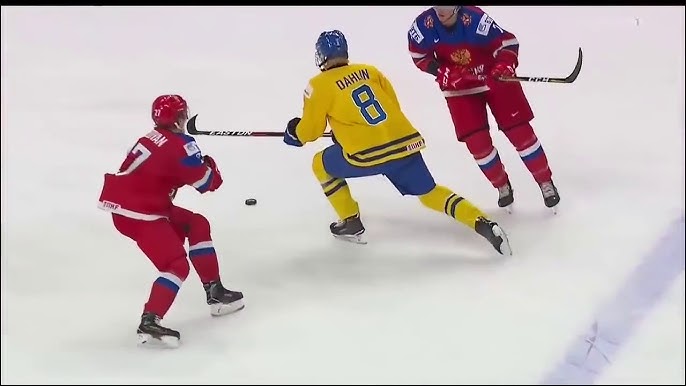 Old School Hip Check by Rasmus Dahlin 🎥: @msgnetworks #buffalosabres, #newyorkrangers