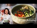 Sub-Eng,Esp l How to make vegan bibimbap l Quick & Easy Recipe by Chef Jia Choi