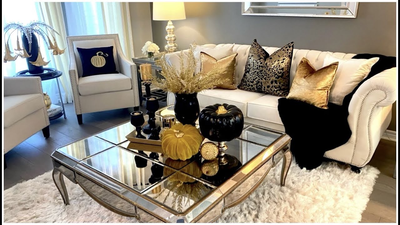 Black & Gold Fall Decor | How To Decorate With Black & Gold ...